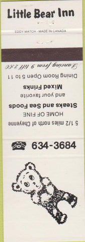 Matchbook Cover - Little Bear Inn Cheyenne WY