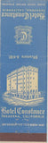Matchbook Cover - Hotel Constance Pasadena CA