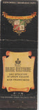 Matchbook Cover - Drake Wiltshire Hotel San Francisco CA