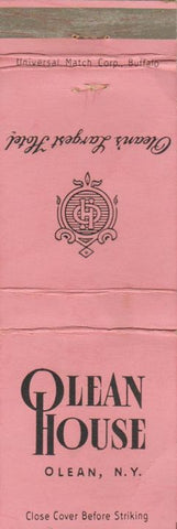 Matchbook Cover - Olean House NY WEAR