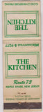 Matchbook Cover - The Kitchen Maple Shade NJ POOR
