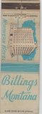 Matchbook Cover - Northern Hotel Billings MT WEAR