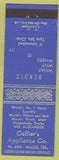 Matchbook Cover - Collier's Appliance Co Waco TX Bendix