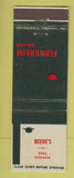 Matchbook Cover - Florsheim Shoes Peru IN Beebe's