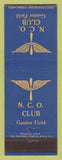 Matchbook Cover - NCO Club Gunter Field Montgomery AL military