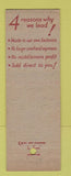 Matchbook Cover - High Art Men's Clothes JB Strauss Little Neck AR