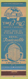 Matchbook Cover - The Elms Hotel Fontenelle Omaha NE Excelsior Springs MO