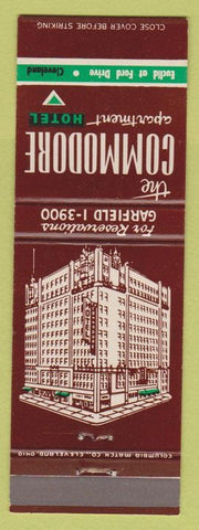 Matchbook Cover - Commodore Hotel Cleveland OH