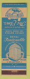 Matchbook Cover - The Elms Hotel Fontenelle Omaha NE Excelsior Springs MO