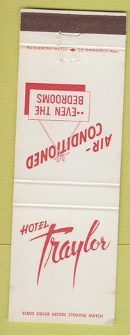 Matchbook Cover - Hotel Traylor Allentown PA