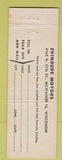 Matchbook Cover - Evinrude Boat Motors Highlands TX