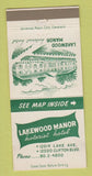 Matchbook Cover - Lakewood Manor Motorist Hotel Cleveland OH 30 Strike