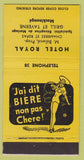 Matchbook Cover - Hotel Royal Maskinonge QC girlie 30 Strike