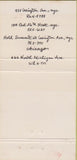 Matchbook Cover - Garrison Ramon Inc Beauty New York Chicago IL 30 Strike salon