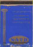 Matchbook Cover - NATD Convention 1940 WORN San Francisco CA