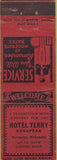 Matchbook Cover - Hotel Terry Fremont NE