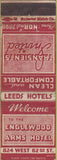 Matchbook Cover - Englewood Arms Htoel New York City WORN