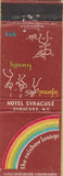 Matchbook Cover - Hotel Syracuse NY