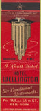 Matchbook Cover - Hotel Wellington New York City