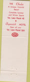 Matchbook Cover - Topnotch Motel Lake Placid NY