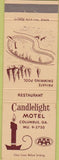 Matchbook Cover - Candleight Motel Columbus GA
