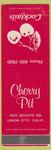 Matchbook Cover - Cherry Pit Union City CA SAMPLE