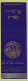 Matchbook Cover - Cecil D Andrus Governor Idaho SAMPLE ID