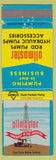 Matchbook Cover - Oilmaster Products oil wells ARMCO