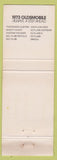 Matchbook Cover - 1973 Oldsmobile Los Gatos CA WEAR