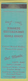 Matchbook Cover - Del Monte Cafe Bar  CA SAMPLE