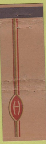 Matchbook Cover - Universal Monogram H LONG