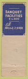 Matchbook Cover - Hotel Essex House Newark NJ