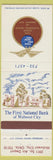 Matchbook Cover - First National Bank Midwest City OK