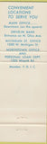 Matchbook Cover - First National Exchange Bank Sidney OH