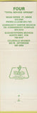 Matchbook Cover - Fort Knox Federal Credit Union KY