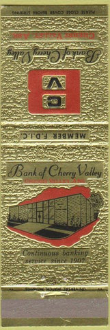 Matchbook Cover - Bank of Cherry Valley AR