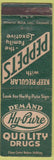 Matchbook Cover - Hy Pure Drugs Laxative WEAR