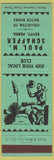 Matchbook Cover - Paul M Schaffer Match Collector Egypt PA turquoise
