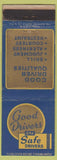 Matchbook Cover - Good Rivers are Safe Drivers Auto Club