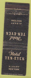 Matchbook Cover - Hotel Ten Eyck Albany NY WEAR