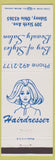 Matchbook Cover - Bey of Styles Beauty Salon girlie Sidney OH
