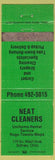 Matchbook Cover - Neat Cleaners Sidney OH