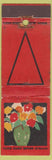 Matchbook Cover - Lion Match Flowers in Vase