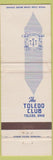 Matchbook Cover - The Toledo Club OH