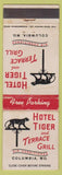 Matchbook Cover - Hotel Tiger Columbia MO