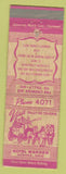 Matchbook Cover - Hotel Warden Newark OH WEAR