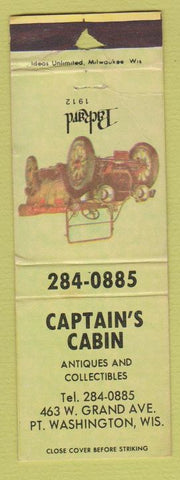 Matchbook Cover - Captain's Cabin Port Washington WI