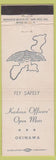 Matchbook Cover - Kadena Open Mess Okinawa Japan military