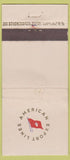 Matchbook Cover - American Export Lines Shipping  30 Stick