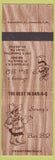 Matchbook Cover - Sonny's BBQ Fort Pierce FL Stuart